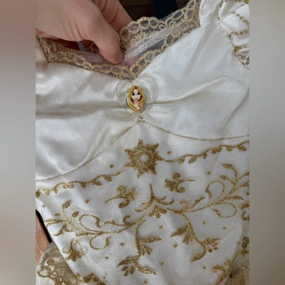2012 Disney Store Tangled Ever After Rapunzel Wedding Dress Costume princess
